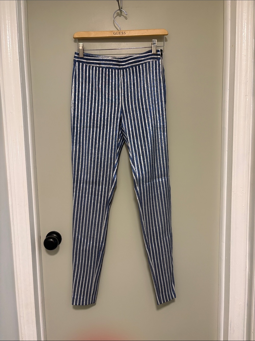 Giamba Paris metallic skinny pants. Size XS